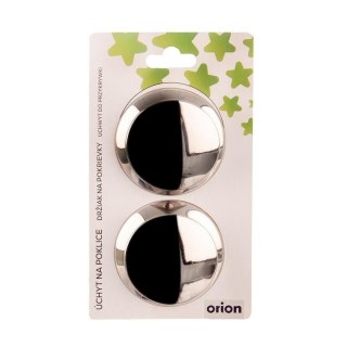 Grupa Orion Sp. z o.o. Gałka do Pokrywki ORION GRANDE Stal Nierdzewna 6,5 cm Zestaw 2 szt.