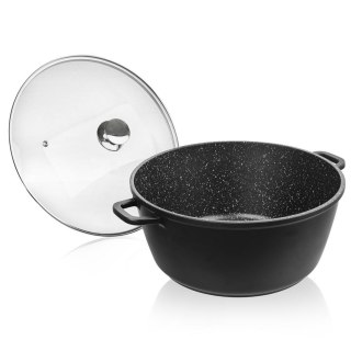 Grupa Orion Sp. z o.o. Garnek Granitowy ORION GRANDE Duży 32 cm 9,7 L Indukcja Piekarnik