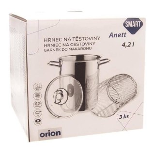 Grupa Orion Sp. z o.o. Garnek do Szparagów ORION ANETT Stal 4,2 L Sitko Indukcja Zmywarka