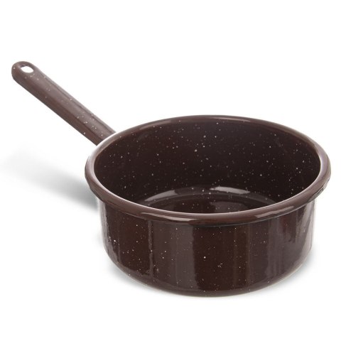 Grupa Orion Sp. z o.o. Rondel Emaliowany BROWN Brązowy Uchwyt 12 cm 600 ml Indukcja ORION