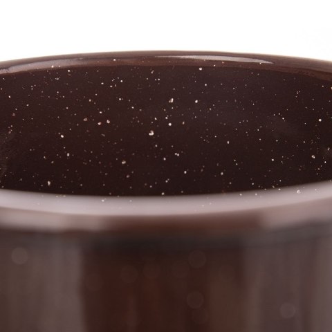 Grupa Orion Sp. z o.o. Rondel Emaliowany BROWN Brązowy Uchwyt 12 cm 600 ml Indukcja ORION