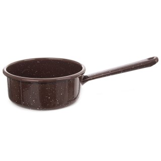 Grupa Orion Sp. z o.o. Rondel Emaliowany BROWN Nakrapiany 14 cm 900 ml Indukcja ORION