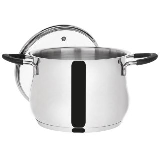 Grupa Orion Sp. z o.o. Garnek Stalowy 3,5 L ORION DALIE Wysoki 18 cm Indukcja Piekarnik