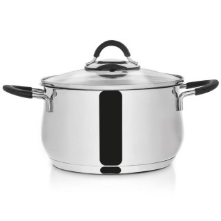 Grupa Orion Sp. z o.o. Garnek Stalowy 3 L ORION DALIE 20 cm Silikon Pokrywka Indukcja