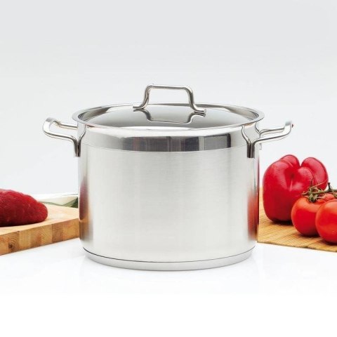 Grupa Orion Sp. z o.o. Garnek Stalowy 1,2 L ORION ANETT 16 cm z Pokrywką Indukcja Zmywarka