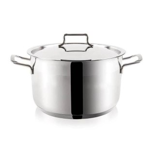 Grupa Orion Sp. z o.o. Garnek Stalowy 1,9 L ORION ANETT 16 cm z Pokrywką Indukcja Zmywarka