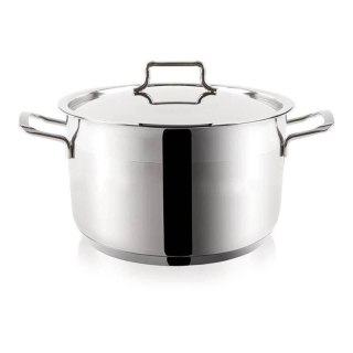Grupa Orion Sp. z o.o. Garnek Stalowy 2,3 L ORION ANETT 18 cm z Pokrywką Indukcja Zmywarka