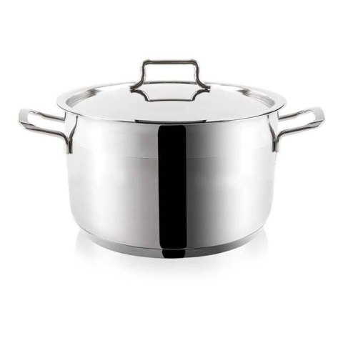 Grupa Orion Sp. z o.o. Garnek Stalowy 2,3 L ORION ANETT 18 cm z Pokrywką Indukcja Zmywarka