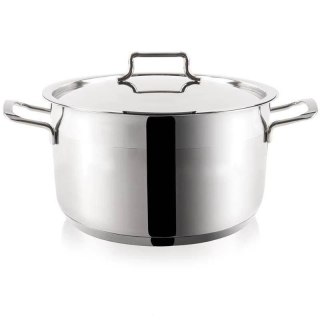 Grupa Orion Sp. z o.o. Garnek Stalowy 3 L ORION ANETT 20 cm z Pokrywką Indukcja Zmywarka