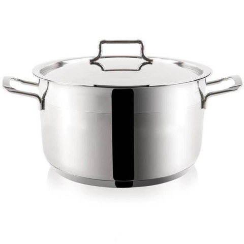 Grupa Orion Sp. z o.o. Garnek Stalowy 3 L ORION ANETT 20 cm z Pokrywką Indukcja Zmywarka