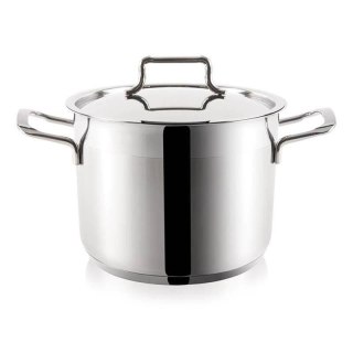 Grupa Orion Sp. z o.o. Garnek Stalowy 8,1 L ORION ANETT Duży 24 cm Indukcja Zmywarka