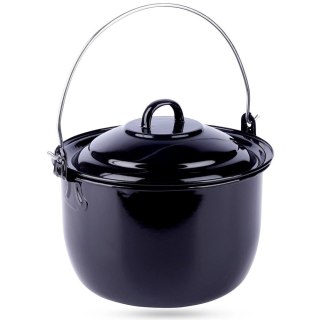 Ambiance Kociołek węgierski wiszący emaliowany z pokrywką 20 cm, 3,8 l