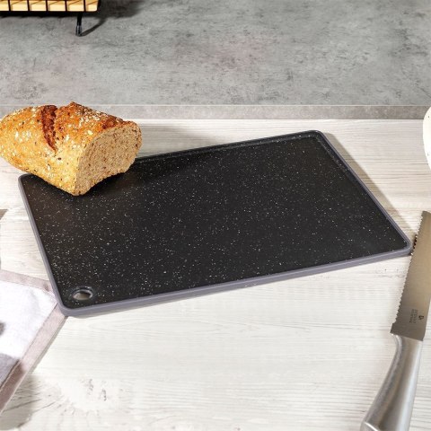 Grupa Orion Sp. z o.o. Granitowa Deska do Krojenia Antypoślizgowa Czarna EXCELLENT HOUSEWARE