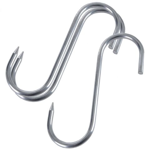 Grupa Orion Sp. z o.o. Hak Wędzarniczy ORION Stal Nierdzewna 3 szt. 13,5 x 9 cm Ostre Ostrze