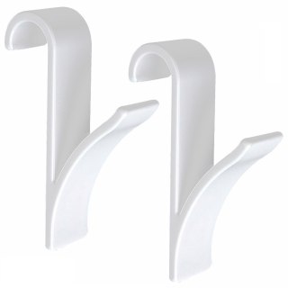 Grupa Orion Sp. z o.o. Haczyk Wieszak VILDE na Kaloryfer 2 szt. Biały Suszenie Ręczników