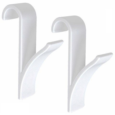 Grupa Orion Sp. z o.o. Haczyk Wieszak VILDE na Kaloryfer 2 szt. Biały Suszenie Ręczników