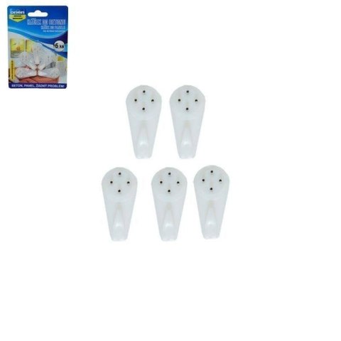Grupa Orion Sp. z o.o. Haczyk Szpilkowy ORION do Betonu 5 szt. Obrazy Zdjęcia bez Wiercenia