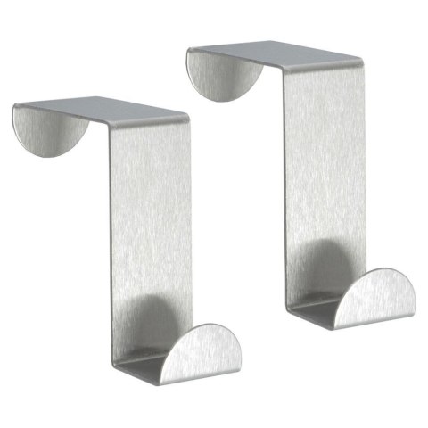 Grupa Orion Sp. z o.o. Wieszak na Drzwi Stal Nierdzewna ORION Zestaw 2 szt. Bezinwazyjny