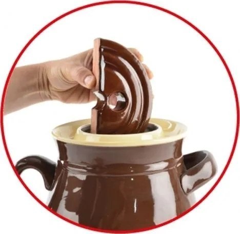 Grupa Orion Sp. z o.o. Kamień Dociskowy do Kiszenia Ceramiczny 17 cm