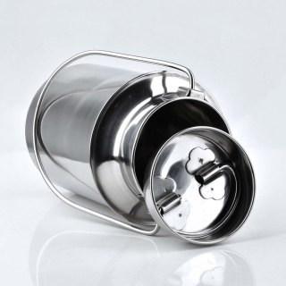 Grupa Orion Sp. z o.o. Kanka Bańka na Mleko z Uchwytami Zamykana Stalowa Nierdzewna ORION 2,5 l