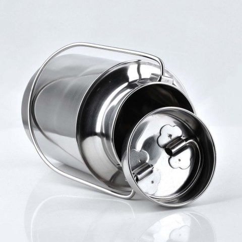 Grupa Orion Sp. z o.o. Kanka Bańka na Mleko z Uchwytami Zamykana Stalowa Nierdzewna ORION 2,5 l