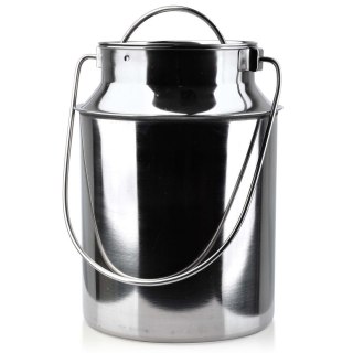 Grupa Orion Sp. z o.o. Kanka bańka na mleko do mleka stalowa nierdzewna retro 7,5 l