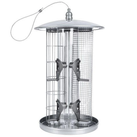 Grupa Orion Sp. z o.o. Karmnik dla Ptaków na Kule Tłuszczowe Metalowy Potrójny ORION 36,5 cm