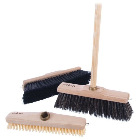 Grupa Orion Sp. z o.o. Kij do Mopa Miotły ORION Drewniany 125 cm Uniwersalny Gwint Beżowy