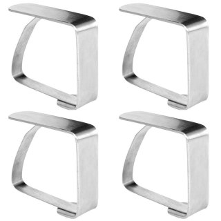 Grupa Orion Sp. z o.o. Klipsy do Obrusu EXCELLENT Stal 4 szt. Zabezpieczają Przed Wiatrem