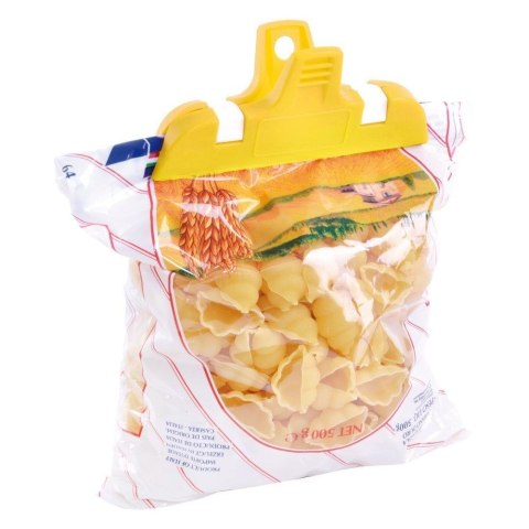 Grupa Orion Sp. z o.o. Klipsy do Torebek ORION Żółte 3 szt. 7,5 cm Tworzywo Kuchnia