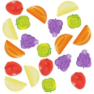 Grupa Orion Sp. z o.o. Kostki Lodowe Wielorazowe Kształt Owoców 20 Sztuk ORION