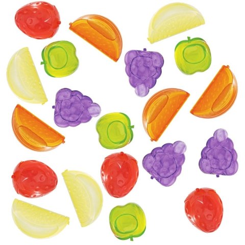 Grupa Orion Sp. z o.o. Kostki Lodowe Wielorazowe Kształt Owoców 20 Sztuk ORION