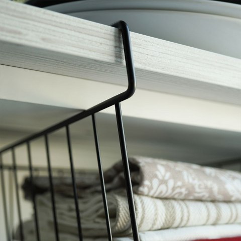 Grupa Orion Sp. z o.o. Koszyk Podwieszany pod Półkę Metalowy Czarny 27,5 x 25 x 14 cm VILDE