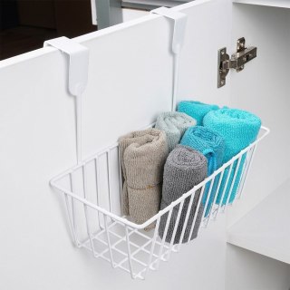Grupa Orion Sp. z o.o. Koszyk na Drzwi Metalowy Biały 28 cm STORAGE SOLUTIONS Wytrzymały