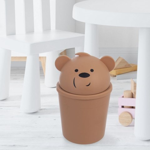 Grupa Orion Sp. z o.o. Kosz na śmieci miś brązowy 1,5 l