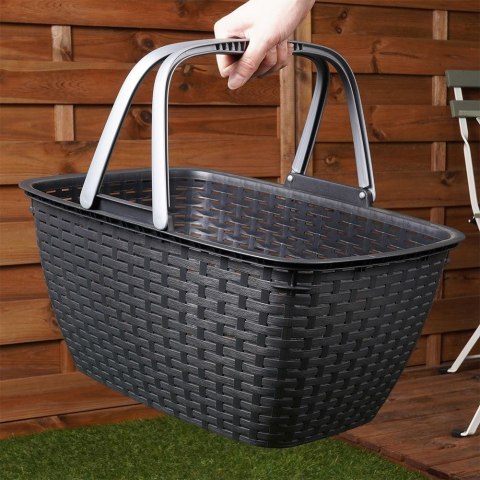 Grupa Orion Sp. z o.o. Koszyk na Zakupy Piknik Grzyby Plastikowy Lekki Mocny ORION