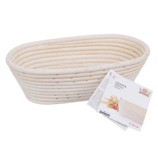 Grupa Orion Sp. z o.o. Koszyk do Wyrastania Ciasta na Chleb Rattanowy Solidny ORION 32 x 15 x 9 cm