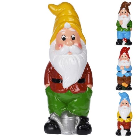 Krasnal ogrodowy kolorowy ozdoba do ogrodu figurka ogrodowa 30 cm