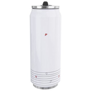 Grupa Orion Sp. z o.o. Kubek termiczny termos bidon serca serduszka PUSZKA 500 ml