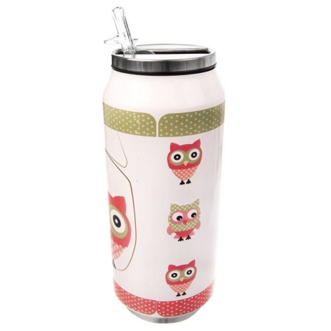 Grupa Orion Sp. z o.o. Kubek Termiczny Puszka Termos Bidon Sowa ORION 400 ml