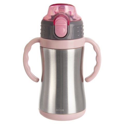 Grupa Orion Sp. z o.o. Kubek Termiczny dla Dziecka Stalowy Różowy 300 ml