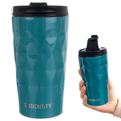 Grupa Orion Sp. z o.o. Kubek Termiczny Stalowy Niebieski 430 ml