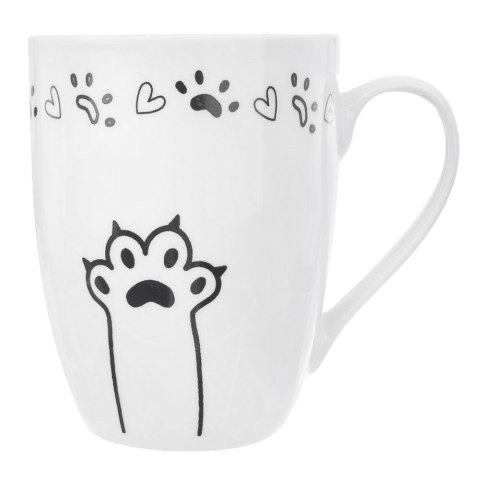 Grupa Orion Sp. z o.o. Prezent na Urodziny Ceramiczny Kubek do Kawy Herbaty Kakao Miś Kotek 350 ml