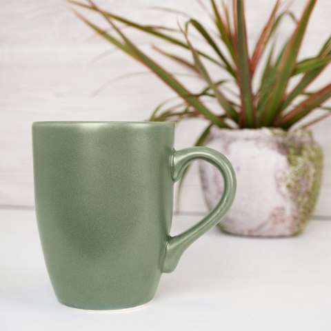 Grupa Orion Sp. z o.o. Kubek Ceramiczny Zielony ALFA 350 ml ORION Łatwy w Czyszczeniu