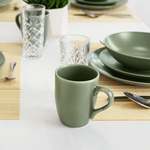 Grupa Orion Sp. z o.o. Kubek Ceramiczny Zielony ALFA 350 ml ORION Łatwy w Czyszczeniu