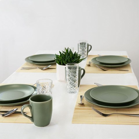 Grupa Orion Sp. z o.o. Kubek Ceramiczny Zielony ALFA 350 ml ORION Łatwy w Czyszczeniu