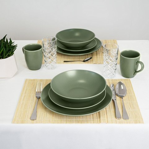 Grupa Orion Sp. z o.o. Kubek Ceramiczny Zielony ALFA 350 ml ORION Łatwy w Czyszczeniu
