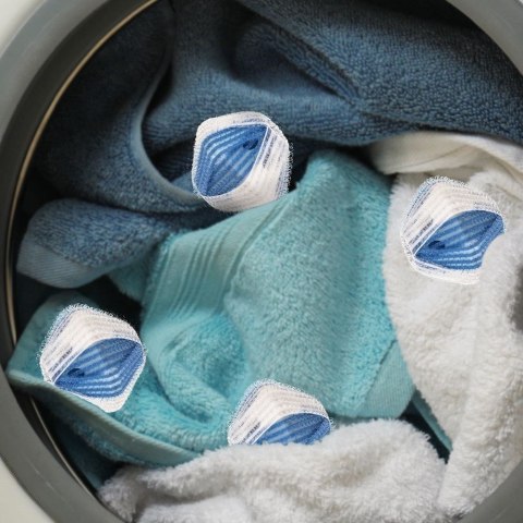 Grupa Orion Sp. z o.o. Piłki Kule Czyszczące do Prania Wielorazowe Rzep Zestaw 4 szt. ORION 5 cm