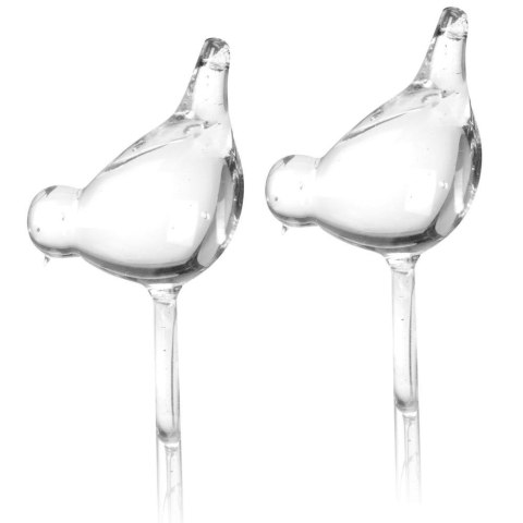 Grupa Orion Sp. z o.o. Kule Nawadniające do Roślin Szklane Ptaki Dekoracyjne VILDE 2 szt.