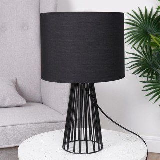 Trends4You Lampa stołowa czarna 41 cm